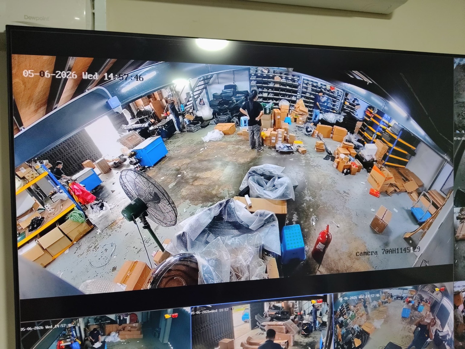 Warehouse CCTV Coverage installation by K&A Automation
